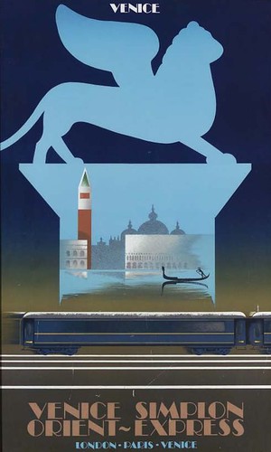 Pierre Fix-Masseau Orient Express poster